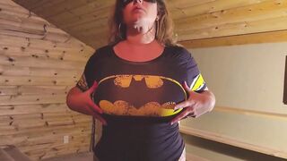point of view COSPLAY BATGIRL Long Boobies mom Gf Thursday SUCK & TIT Nailed a Penis then Dump the Cum