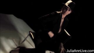Irresistible Cock Blowing Show From Long Boobed Julia Ann!