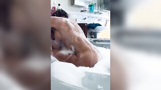 Kinky MILF gets covered inside bubbles and soaped up to plowed