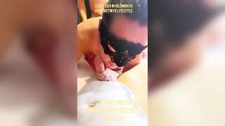 Cumslut ex-wife gets cummed from her boyfriend and his dad