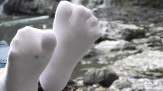 My great foot into socks compilation