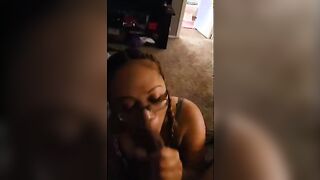 CAMERA SHY CUM THIRSTY HOE DRINKS MY LOAD WHEN HER bf GOES TO WORK