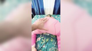 Doggy Style anal for hot butt inside pants