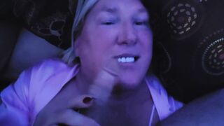 A DICK FOR HER AND HIM INSIDE A COZY CABIN FOR CHRISTMAS