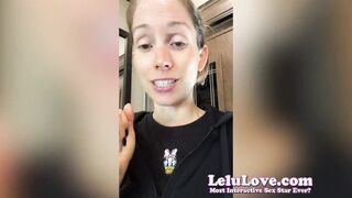 Sneaking into some cunt play inside the toilet, orgasm while wearing mask behind the scenes - Lelu Love