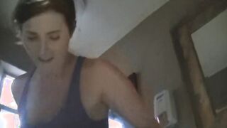 Exhibitionist Wifey 450 - I love watching my fiance Helena Price flashing and posing into outdoor places!