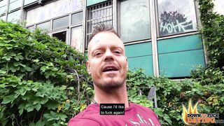 PublicSexDate - Inked Mom Fucks Blind Date inside Abandoned Building