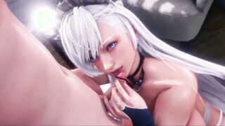 【MMD R-eighteen SEX DANCE】INTENSE LOVELY FELLATIO SWEET LOVELY SATISFACTION 激しいセックス [MMD]