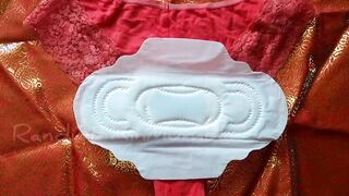 Period Hacks: Menstrual hygienic Pad bdsm | Punjab bimbos using Lady Pad