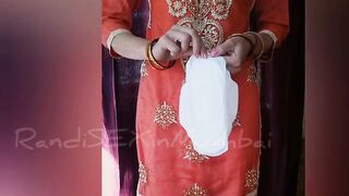 Period Hacks: Menstrual hygienic Pad bdsm | Punjab bimbos using Lady Pad