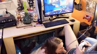Having Fun PVP into Destiny two with a bj then giving her a facial