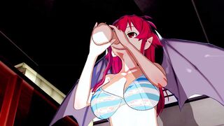 ANIMATED SUCCUBUS WANTS MORE CUM - Itadaki! Seieki - Mari Setogaya Anime