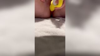 Cumming with my sex toy mini sex tape