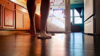 Food Stomp Custom Bread Barefoot High Heel Wedge Female Domination Fan Order