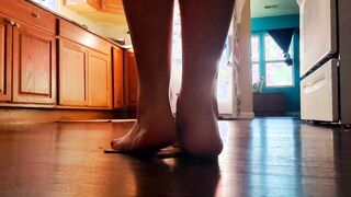 Food Stomp Custom Bread Barefoot High Heel Wedge Female Domination Fan Order