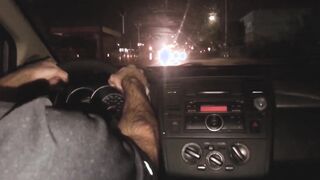 Uber Driver Fucks and Creampies hot Red Haired for five Stars
