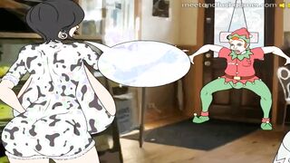 Long Lactating Titties Boss Milked || Milk Machine