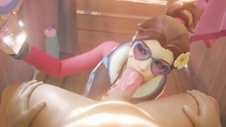 【MMD R-eighteen SEX DANCE】INTENSE DELICIOUS FELLATIO SWEET EXTREME SATISFACTION ROUGH SEX 激しいセックス [MMD]