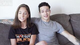 Skylar's Small Snatch Gets Ruined By Jayden's Monster Dick!
