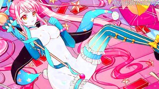 Anime Uncensored Bombshell Magical chick Grope Herself at the Circus