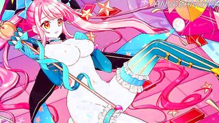 Anime Uncensored Bombshell Magical chick Grope Herself at the Circus