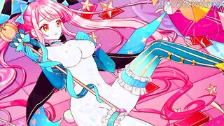 Anime Uncensored Bombshell Magical chick Grope Herself at the Circus