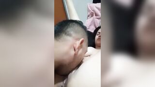 Licking my vulgar GF's goddess vagina