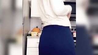 Turned On mom Stripteases Wants Dick