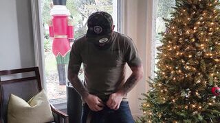 MOM cougar WITH PERFECT BOOTY IS BENT OVER AND CREAMPIED FOR CHRISTMAS