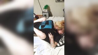 Had to untie her legs so I could got at that cunt