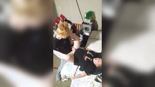Had to untie her legs so I could got at that cunt
