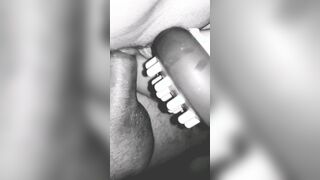 Anal nailed fiance with body massager attempts Double Penetration