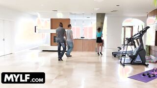 Mylf Classics - Long Titties PAWG Mom Pleasures Sweaty And Vulgar Dudes And Swallows 2 Dicks