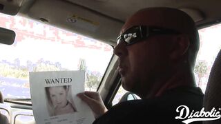 3 Way With Blonde & Dark Hair Swallowing Dick - Diabolic