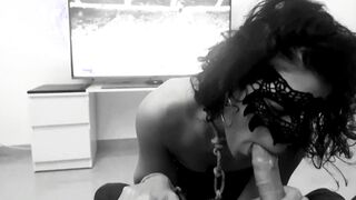 Kinktober day 19 - Watching TV KINK:Get a Oral Sex while watching Atlético-Liverpool Champions League