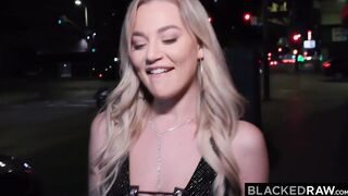 BLACKEDRAW Blonde cutie Blake ride big black dick like a professional