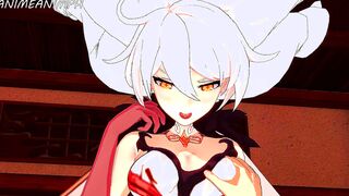 GENSHIN IMPACT KIANA THE UNKNOWN GOD ANIMATED 3D