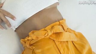 Crazy Hot turned on blonde fucks very goddess while her huge breasts