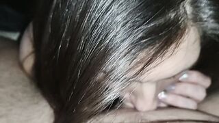 Beauty Italian cougar blows my penis and gulps every drop of my nut. She's so super when she's suckin