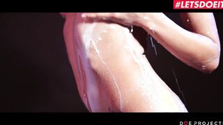 DOEPROJECTS - Crazy Sexy Dark Hair Henessy Plays With Milk And Blows Dick - LETSDOEIT