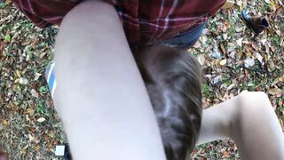 Whipping and fucking my tied ex-wife outdoor