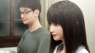 crazy sexy japanese student interviewed by world's monstrous cartoon - part 01 ❤︎ 60fps