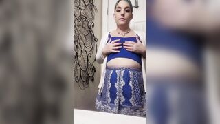Sneaking away after party to tease myself into the restroom with my incredible sexy foot exposed