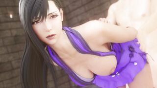 final fantasy vulgar tifa into dress bound up fucks long dick inside outdoor without being shy ❤︎ 60fps sfm