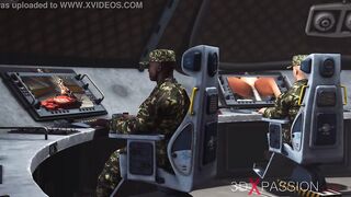 Plowed system into Area 51. Female android fucks rough a