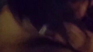Wake him up to gives ORAL SEX : JIZZES inside my mouth! (Amateur)