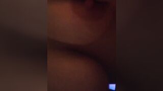 Amateur fiance sucking off and ridding penis