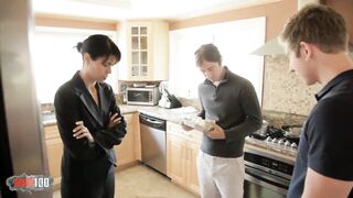 2 young big cocks to assfuck a chinese milf