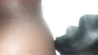 Deep Tight Ebony Anal Cumshot