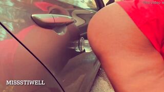 Rides My Sex Dildo Inside Outside